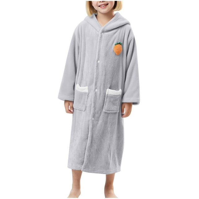 Soft Bath Towels for Children - Hooded Bath Towels with Pockets for Daily Use