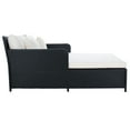 SAFAVIEH Cadeo Outdoor Patio Daybed, Black/Beige