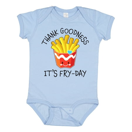 

Inktastic Thank Goodness Its Fry-day- French Fries Gift Baby Boy or Baby Girl Bodysuit
