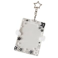 thumbnail image 2 of Horplkj Star Wing-Shaped Photocard Holder Keychain - Acrylic Badge Holder with Protective Sleeves, Clear Photo Display, Portable for ID, Credit, Bus, and Student Cards, 2 of 4