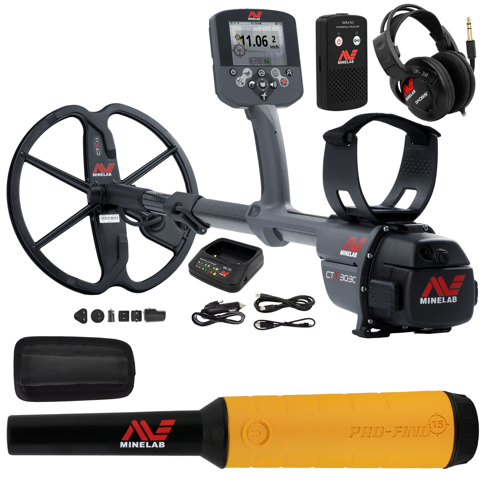 Minelab CTX 3030 Ultimate Waterproof Metal Detector with Pro Find 15