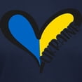 thumbnail image 3 of CafePress - Love Ukraine Heart T Shirt - Women's Traditional Fit Dark T-Shirt, 3 of 4