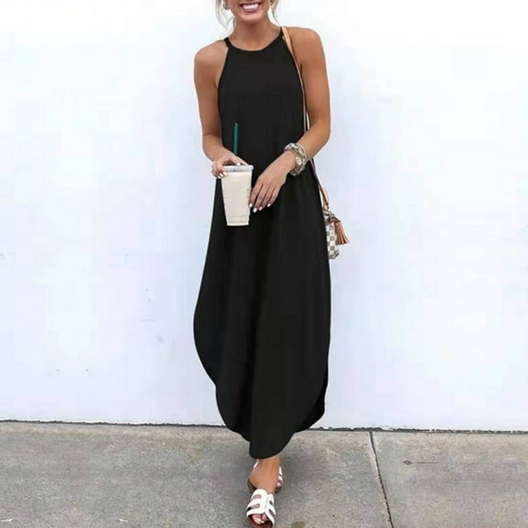 knee length dresses for ladies Linen Slip Dress, Simple Lovely Off White Linen Base Layer Dress main image 0