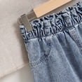 thumbnail image 2 of Oiyii Big Girls Summer Denim Skirts High Elastic Waist Knee-Length A-Line Skirt, 2 of 2