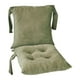 thumbnail image 1 of Cojín para silla, cómodo y ligero, con respaldo, para decoración Verde, 1 of 9