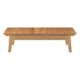 thumbnail image 4 of Modway Bayport Outdoor Patio Teak Coffee Table in Natural, 4 of 5