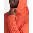 thumbnail image 4 of Athletic Works Men's and Big Men's ButterCore Soft Full Zip Hoodie, Sizes S-3XL, 4 of 5