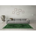 thumbnail image 3 of Ahgly Company Indoor Rectangle Persian Emerald Green Traditional Area Rugs, 3' x 5', 3 of 4