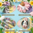 thumbnail image 4 of Pastel Color Easter Banner Floral Design Bunny Backdrop Bunny Pattern Easter Egg Print Spring Celebration Banner for Easter Party Spring Celebration Family Gathering, 4 of 9
