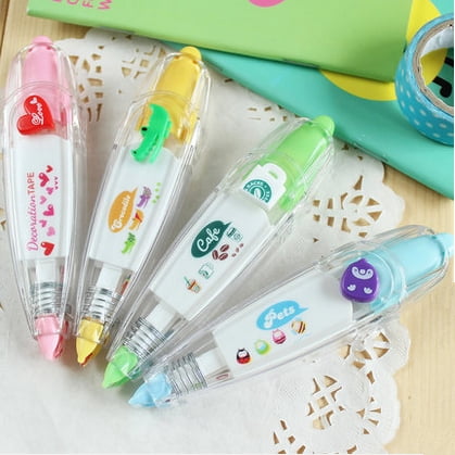 Creative Stationery Push Correction Tape Lace Key Tags Sign School Supplies Best