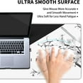thumbnail image 5 of Black White Cherry Blossom Mouse Pad Japanese Sakura Death Life Extended Desk Mat 80X30 cm Non-Slip Rubber Base Stitched Edge Large XL Playmat for Gaming Laptop Computer PC Desktop,31.5×11.8 Inch, 5 of 6