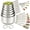 Square, variant on 14 Piece Stainless Steel Measuring Cups and Spoons Set Square Nesting with 5 Mini Spoons and 1 Leveler for Cooking Baking