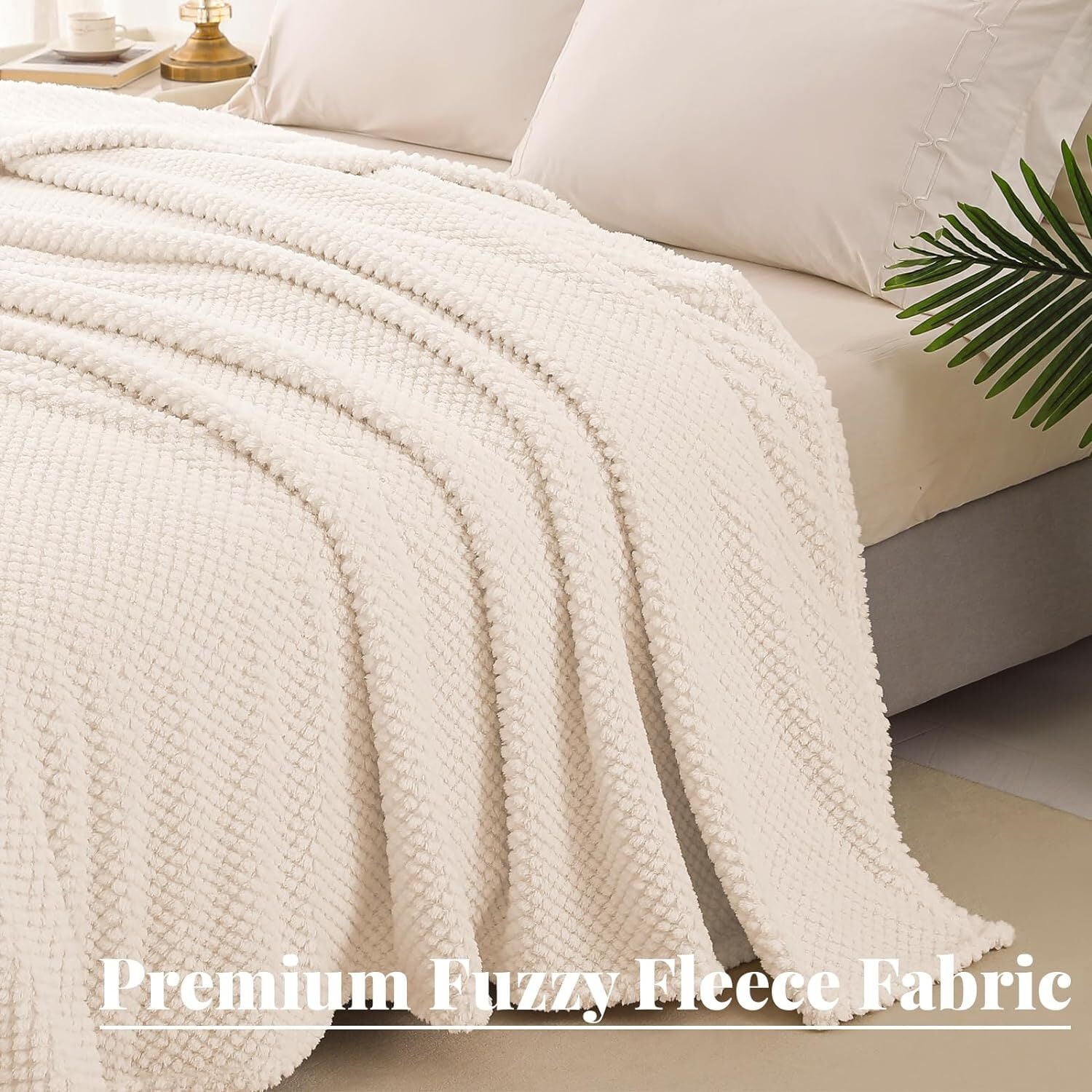 Whale Flotilla Lightweight Deep Green Bed Blanket – Soft Jacquard Weave