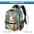 thumbnail image 2 of Rabbit Adjustable Shoulder Strap Backpack - Large Capacity, Printed Design, Lightweight - Business Backpack Men, Mini Backpack Toy, Mini Backpack, 2 of 6