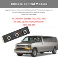 thumbnail image 2 of Air Conditioning Control Panel Accessory for Chevrolet Express 1500 2500 3500, 2 of 5