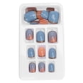 thumbnail image 2 of 24 Piezas de Uñas Postizas Sincero de Cobertura Total Puntas de Ataúd para Mujeres P131, 2 of 10