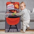 thumbnail image 2 of Lambs & Ivy Interactive 2-n-1 Soft Toddler Hamburger/Barbeque Pillow Play Set, 2 of 9