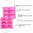 thumbnail image 3 of Soap Molds Cloud Mold Silicone Mold, 3 Cloud Shaped Decoration Molds, Silicone Cloud Mold, 3 of 4
