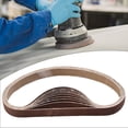 thumbnail image 2 of 10Pcs 15*452Mm Sanding Belt 60-600-Grit For M10 Sander Adapter Polishing Machine, 2 of 7