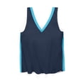 thumbnail image 3 of Swim 365 Women's Plus Size Chlorine-Resistant A-Line Two-Piece Skirtini Set, 3 of 6