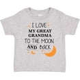 thumbnail image 3 of Inktastic I Love My Great Grandma to the Moon and Back Boys or Girls Toddler T-Shirt, 3 of 5