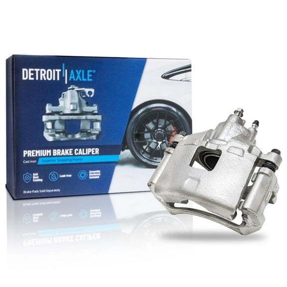 Detroit Axle - Front Left Driver Side Brake Caliper w/Bracket Assembly Replacement for 2004 Pontiac Grand Prix 3.8L
