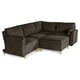 thumbnail image 5 of Sala Modular Makora Morelli Memory Foam Chocolate Chenille De 5 Módulos, 5 of 10