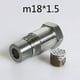 thumbnail image 1 of Adaptador de extensión de sensor de oxígeno de acero inoxidable con filtro incorporado | Junta resistente a altas temperaturas | 1-4pc Piezas de Auto e Industriales | Fácil instalación de rosca, 1 of 9