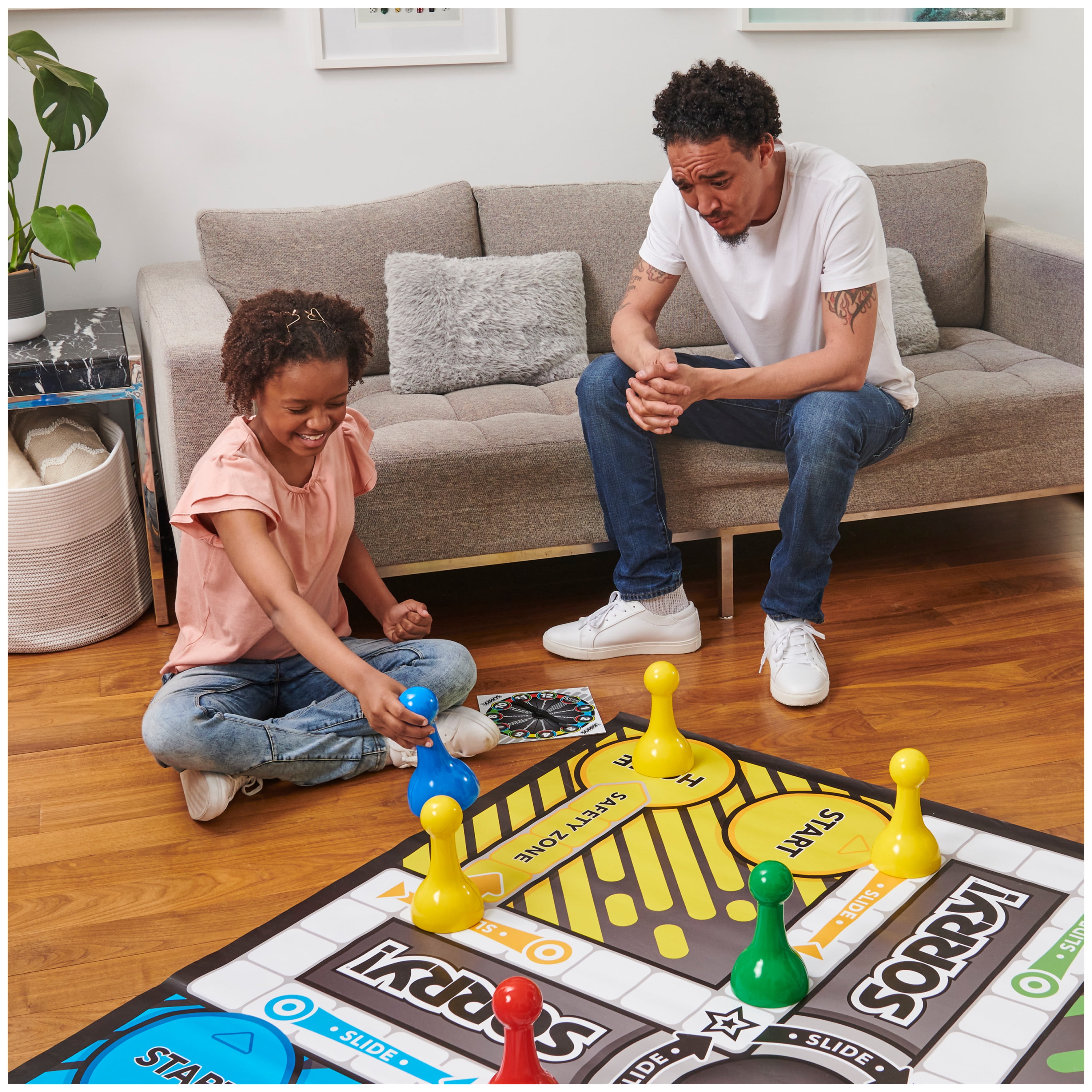 Sorry Board Game, Giant Edition Family Indoor Outdoor, For Kids 6 & Up -  Walmart.com