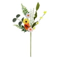 thumbnail image 2 of Artificial Daisy Flowers Fake Spring Flowers Colorful Flowers Fake Wildflowers Bouquet for Home Indoor Table Vase Wedding Party Decor (14in), 2 of 7