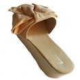 thumbnail image 2 of Bonnibel Best-1 Women's Braided Knotted Slides Open Toe Flatform Sandals NUDE 9, 2 of 5