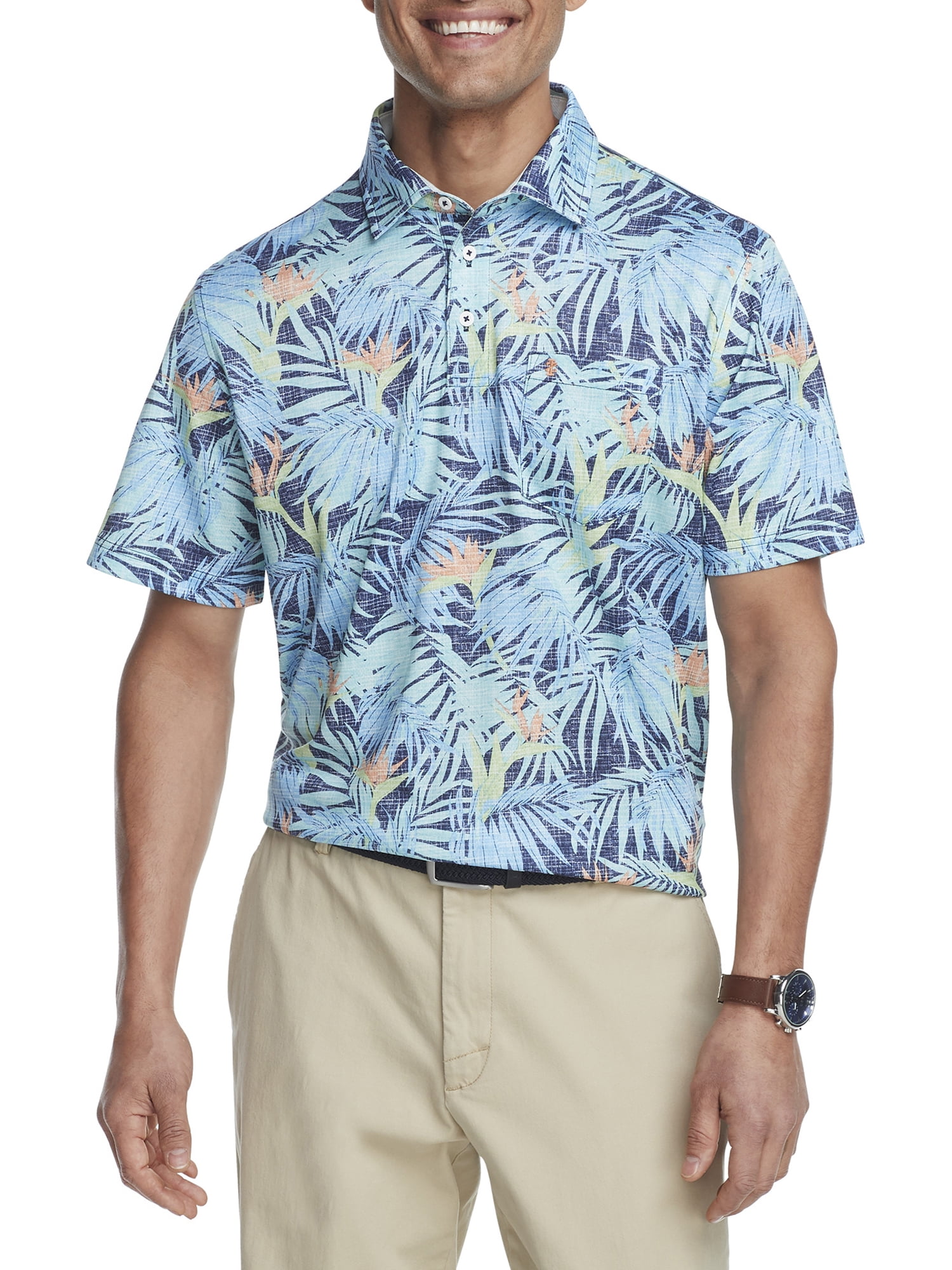IZOD Men's Short Sleeve Beach 
