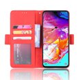 thumbnail image 3 of Case for Samsung Galaxy A70 Cover Adjustable Detachable Card Holder Magnetic closure Leather Wallet Case - Red, 3 of 5