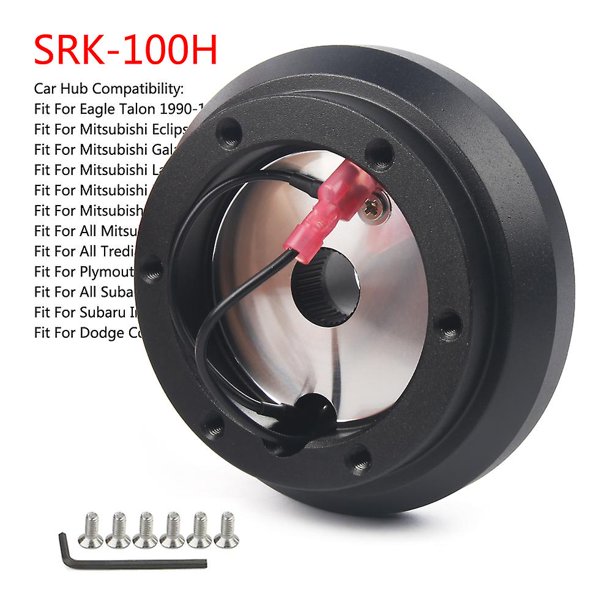 Steering Wheel Short Hub Adapter For Mitsubishi Eclipse/galant/lancer/mirage/montero Subaru Impreza Wrx Dodge Colt Srk-100h