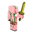 thumbnail image 2 of Minecraft Construction de bloc Zombie Piglin figurines de jeu vidéo, 2 of 8