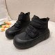 thumbnail image 4 of Botas de nieve de suela gruesa para mujer, otoño, versátiles, casuales, zapatos de algodón grueso con forro polar del noreste para mujer, 4 of 5