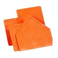 thumbnail image 1 of Dick Martin Sports Masbs60 Throw-Down Home Plate & 3 Bases-Orange Rubber, 1 of 3