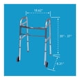 thumbnail image 4 of Andador plegable Carex con ruedas para personas mayores, andador médico portátil con altura ajustable, 30-37 pulgadas, ayuda de movilidad para adultos, ancianos y personas con discapacidad, plegable,, 4 of 5