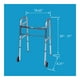 thumbnail image 4 of Andador plegable Carex con ruedas para personas mayores, andador médico portátil con altura ajustable, 30-37 pulgadas, ayuda de movilidad para adultos, ancianos y personas con discapacidad, plegable,, 4 of 5