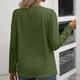thumbnail image 4 of ICHUANYI Liquidación Mujer Impreso Casual Suelto Cuello Redondo Manga Larga Camiseta Tops Blusa ICHUANYI WER202308173494, 4 of 4