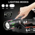 thumbnail image 5 of USB Rechargeable LED Headlamp Zoomable 3-Modes Camping Hiking HeadLamp Worklight, 5 of 10