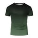 thumbnail image 3 of Tops para hombre, blusas y camisas de manga corta con cuello redondo para hombre, blusa informal de verano para hombre, blusa de manga corta con degradado y cuello redondo, blusa de poliéster para hom, 3 of 4