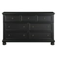 thumbnail image 2 of Home Elegance 1714BK-5 40 x 18 x 65.25 in. Laurelin Dresser with Hidden Drawer - Black Sand, 2 of 8