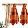 thumbnail image 6 of ONETECH Hand Towels Bath Towels Plaids Kitchen Dish Towel Orange Tea Towels Rustic Vintage Fall Harvest Dishcloth Hand Drying Cloth Towel for Holiday Kitchen Cooking Baking, 2 Pcs 27.5*16in, 6 of 6
