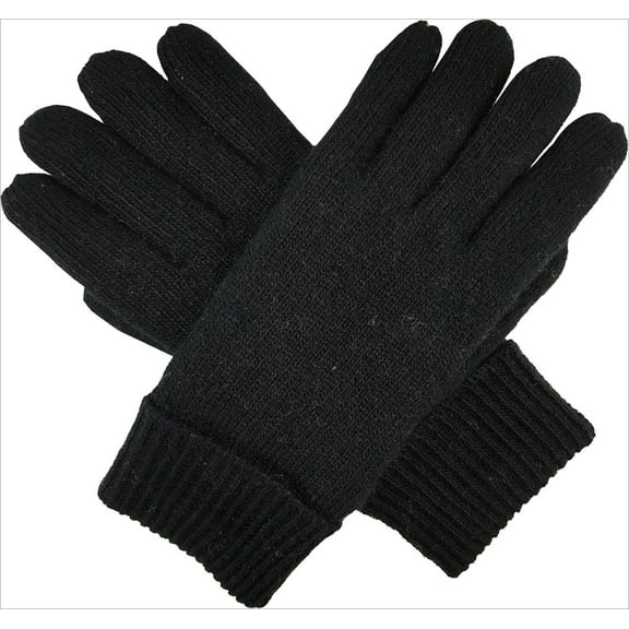 Men's Pure Wool Knitted Gloves | Jtbuh XLY (Thinsulate Lining)