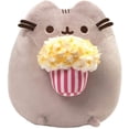 thumbnail image 1 of GUND Pusheen Snackables Popcorn Cat Stuffed Plush, Gray, 9.5" (4061300) GUND GUND, 1 of 2
