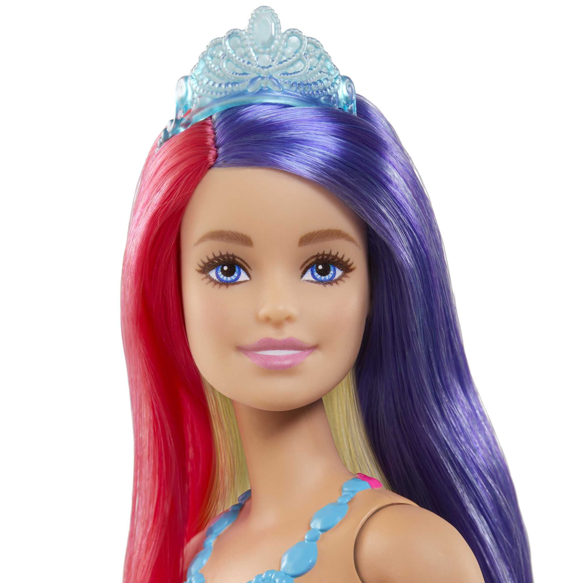 Barbie Dreamtopia Royal Doll in Rainbow Dress with Long Colorful Hair and Accessories