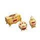 thumbnail image 5 of Caja de pañuelos Dispensador de pañuelos decorativo Caja de almacenamiento multifuncional para palillos de dientes Rojo, 5 of 8