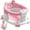 Pink, variant on Soluxeo Baby Bath Seat for Babies 6 Months & up, Non-Slip Toddler Bath Seats for Babies Sitting Up with 4 Suction Cups & Soft Cushion for Shower(Green)