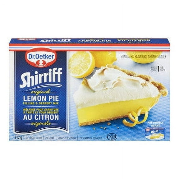 Dr. Oetker Shirriff Lemon Pie Filling & Desert Mix - 212g{Imported from Canada}